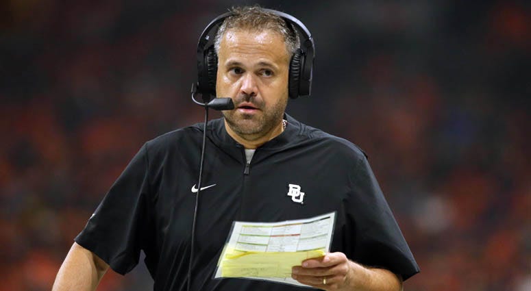 Baylor coach Matt Rhule