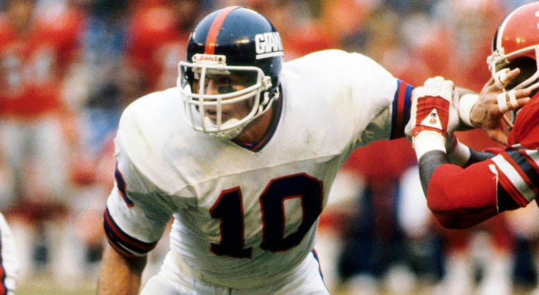 Giants linebacker Brad Van Pelt in 1981