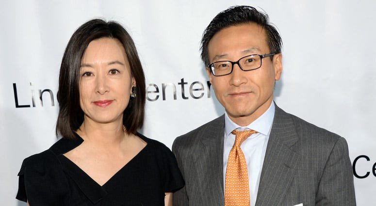Joseph Tsai with his wife, Clara Wu Tsai