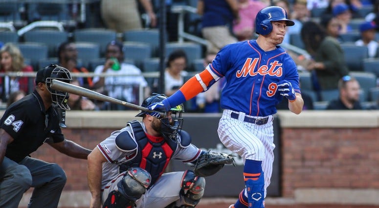 New York Mets center fielder Brandon Nimmo (9) on Sep 29, 2019 at Citi Field.