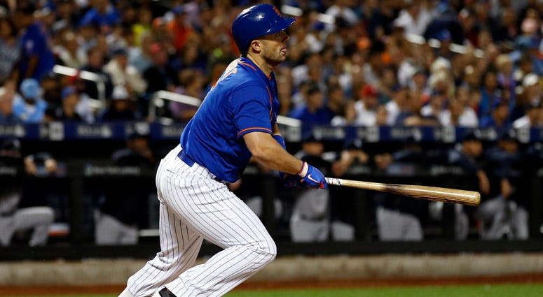 The Mets' David Wright in action against the Yankees at Citi Field on Sept. 20, 2015. 