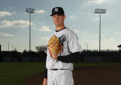 Andrew Brackman at Yankees spring training