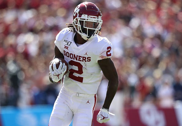 Oklahoma WR CeeDee Lamb makes a move