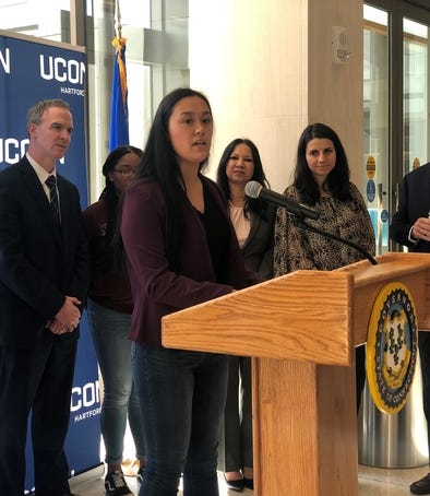Maria Kelley at UConn Hartford Campus