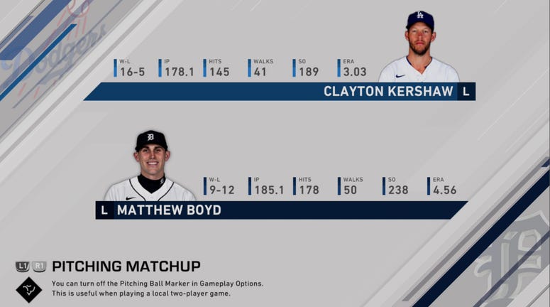 Dodgers Tigers Pitching