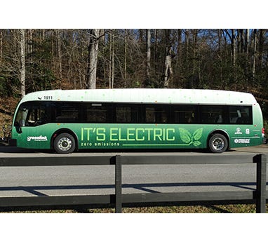 Greenlink's new electric Proterra buses