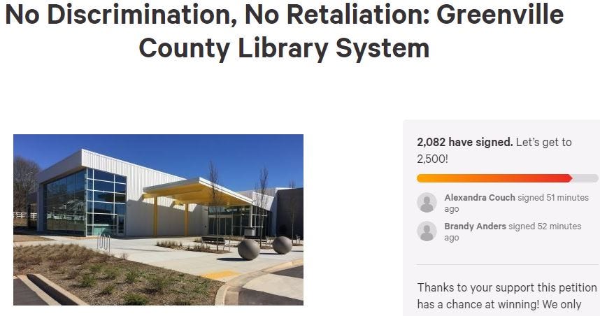 Capture of Change.org petition