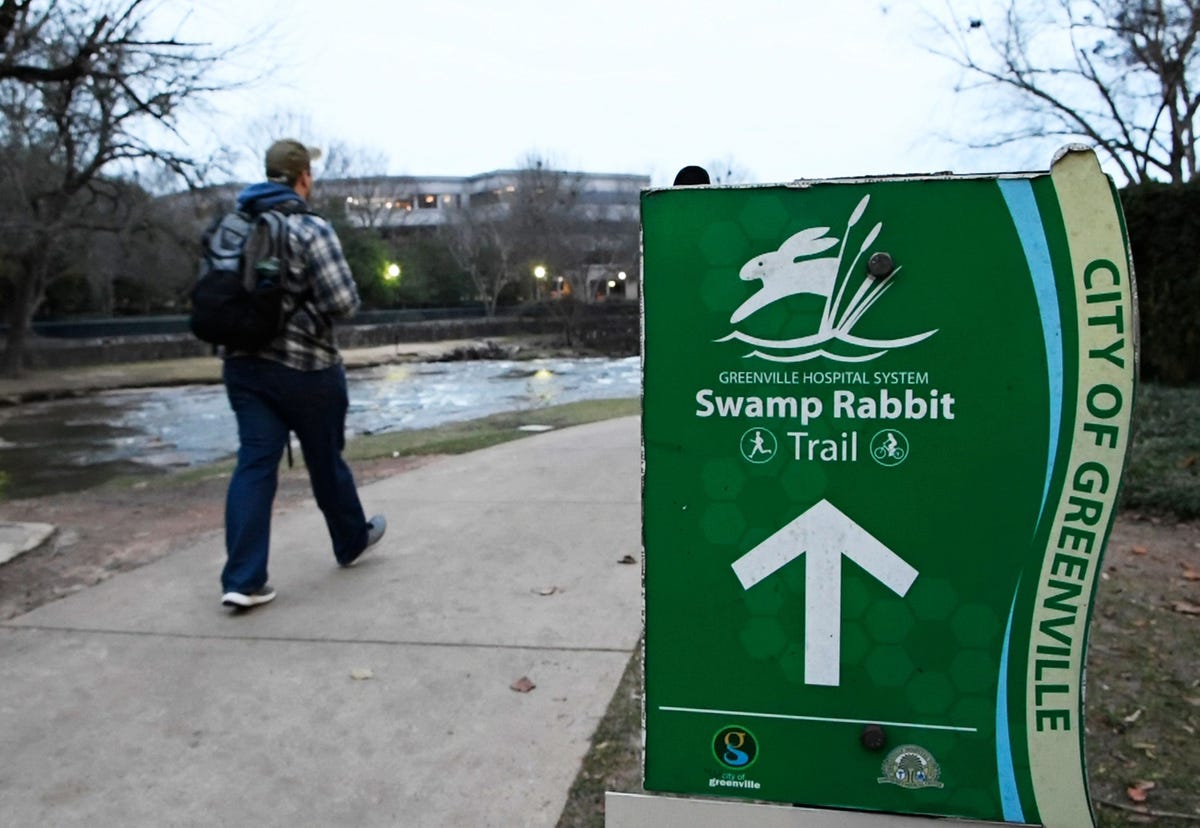 swamp rabbit trail sign